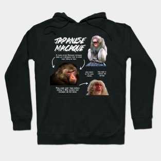 Japanese Macaque Fun Facts Hoodie